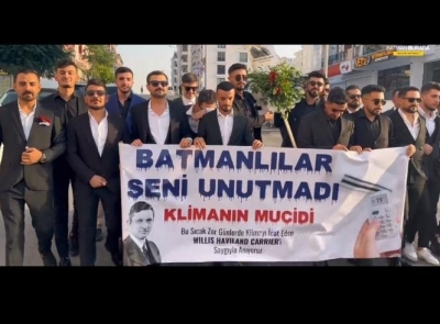 Klimanın mucidi Batman'da böyle anıldı!