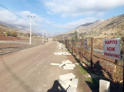 Köylerde yol ve onarım çalışmaları