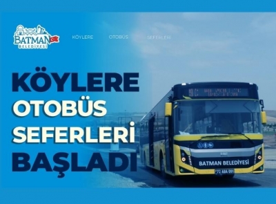 KÖYLERE OTOBÜS SEFERLERİ BAŞLADI