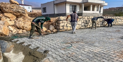 KÖYLERE PARKE TAŞI DÖŞENECEK