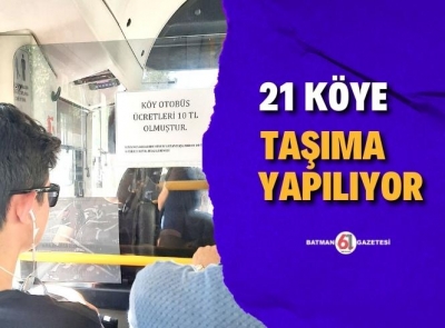 Köylere yolculuk zamlandı