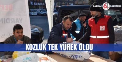 KOZLUK TEK YÜREK OLDU