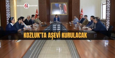 KOZLUK’TA AŞEVİ KURULACAK