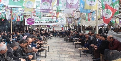 KOZLUK’TA HDP’YE KATILIM