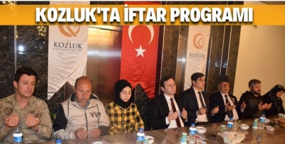 KOZLUKTA İFTAR PROGRAMI DÜZENLENDİ