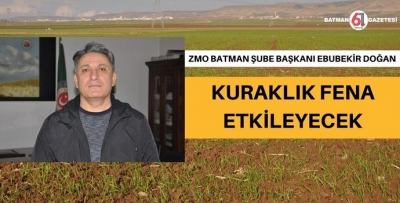 KURAKLIK FENA ETKİLEYECEK