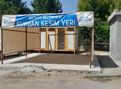 KURBAN KESİM YERLERİ HAZIR