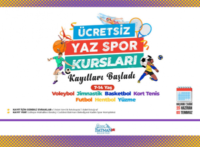 KURS KAYITLARI BAŞLADI