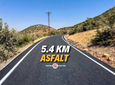 Kutlu ve Aydınca yolu asfaltlandı