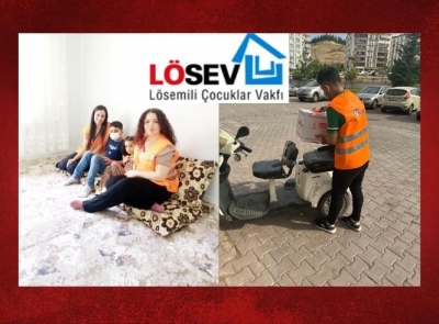 LÖSEV 100 AİLEYE ET DAĞITIMI YAPTI