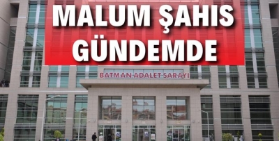 MALUM ŞAHIS SERBEST BIRAKILDI