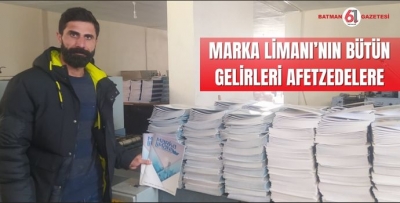 MARKA LİMANI’NIN BÜTÜN GELİRLERİ AFETZEDELERE