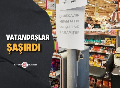 Marketlerde altın dönemi!