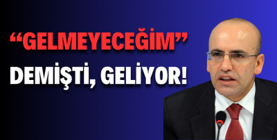 MEHMET ŞİMŞEK GERİ DÖNÜYOR