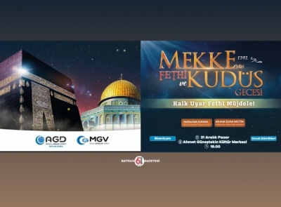 Mekke’nin Fethi ve Kudüs Gecesi programı düzenlenecek