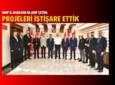 MHP’den Canalp’e ziyaret