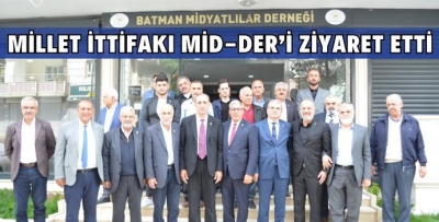 MİLLET İTTİFAKINDAN MİD-DER’E ZİYARET