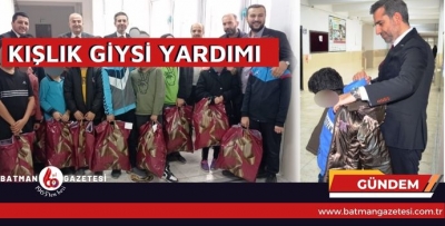 MÜSİAD'DAN KIŞLIK GİYSİ YARDIMI