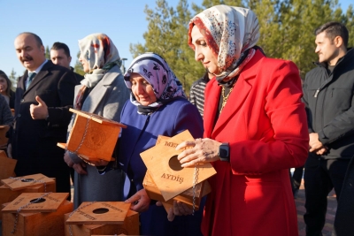 Necat Nasıroğlu'nun Anısına Kuş Yuvaları Doğaya Kazandırıldı