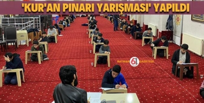 ÖDÜLLÜ KUR'AN PINARI YARIŞMASI YAPILDI