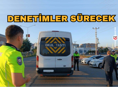 Öğrenci servisleri denetlendi