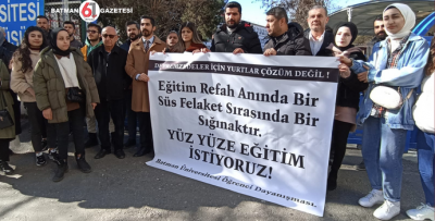 ÖĞRENCİLER ‘YÜZ YÜZE EĞİTİM’ İSTEDİ