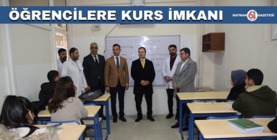 ÖĞRENCİLERE KURS İMKANI