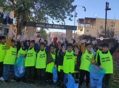 Öğrencilerden Örnek Çevre Etkinliği!