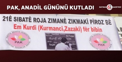 PAK, ANADİL GÜNÜNÜ KUTLADI