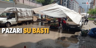 PAZARI YAĞMUR SUYU BASTI