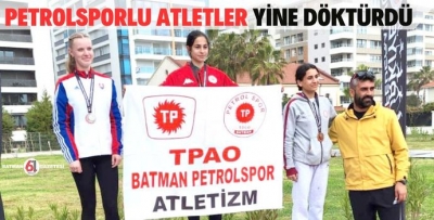 PETROLSPORLU ATLETLER YİNE DÖKTÜRDÜ