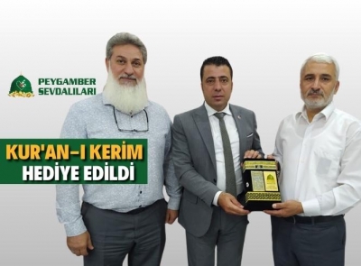 Peygamber Sevdalıları'ndan teşekkür ziyareti