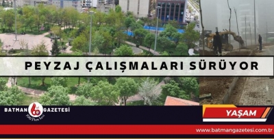 PEYZAJ ÇALIŞMALARI SÜRÜYOR