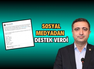 Ramanlı, Mizgin Yalçın'a destek verdi