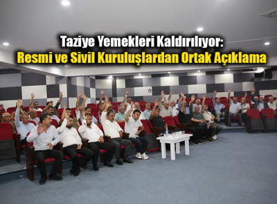 Resmi ve Sivil Kuruluşlardan Ortak Açıklama