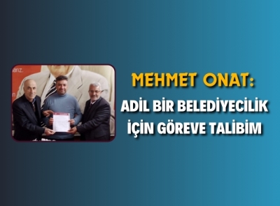 SAADET’İN ADAYI  MEHMET ONAT