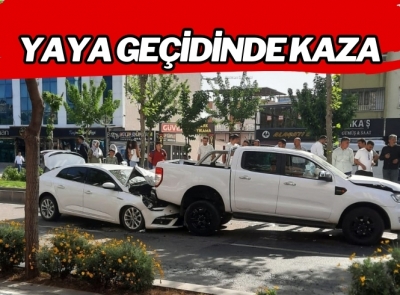 YAYA YOLUNDA TRAFİK KAZASI