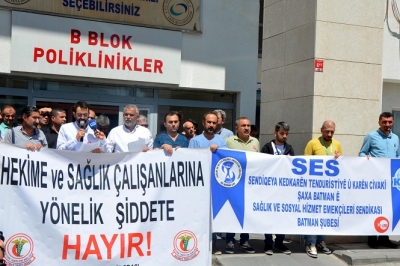 SAĞLIKTA ŞİDDETE HAYIR!