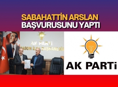 Sason‘dan İlk Aday Adayı