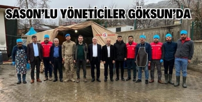 SASON’LU YÖNETİCİLER GÖKSUN’DA