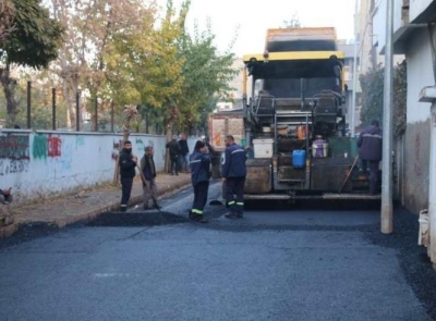 Selin vurduğu cadde ve sokaklar asfaltlanıyor