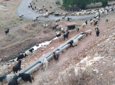 SU İHTİYACI POMPALARLA KARŞILANIYOR