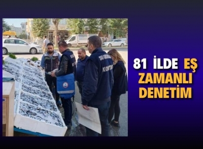 Su ürünleri denetimleri yapıldı