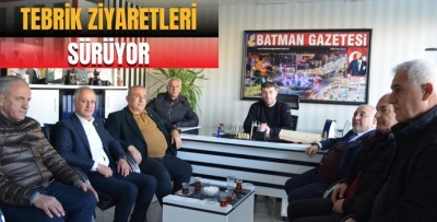 TEBRİK ZİYARETLERİ SÜRÜYOR