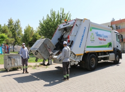 Temizlik timleri  Cumhuriyet Mahallesi'ndeydi 