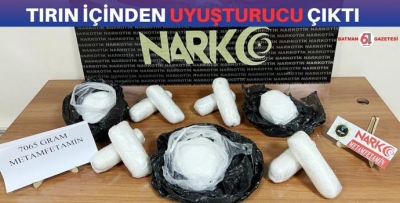 TIRIN İÇİNDEN UYUŞTURUCU ÇIKTI