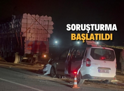 Trafik kazasında 2 kişi hayatını kaybetti 