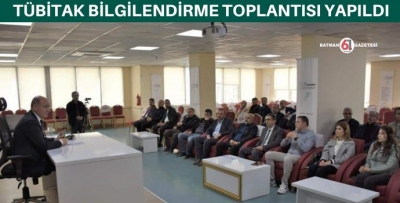 TÜBİTAK BİLGİLENDİRME TOPLANTISI YAPILDI