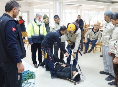 UMUT KERVANI, AFETLERE MÜDAHALE İÇİN EĞİTİM ALDI