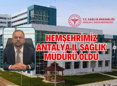 Uzm. Dr. Evren Ekingen, Antalya İl Sağlık Müdürü oldu 